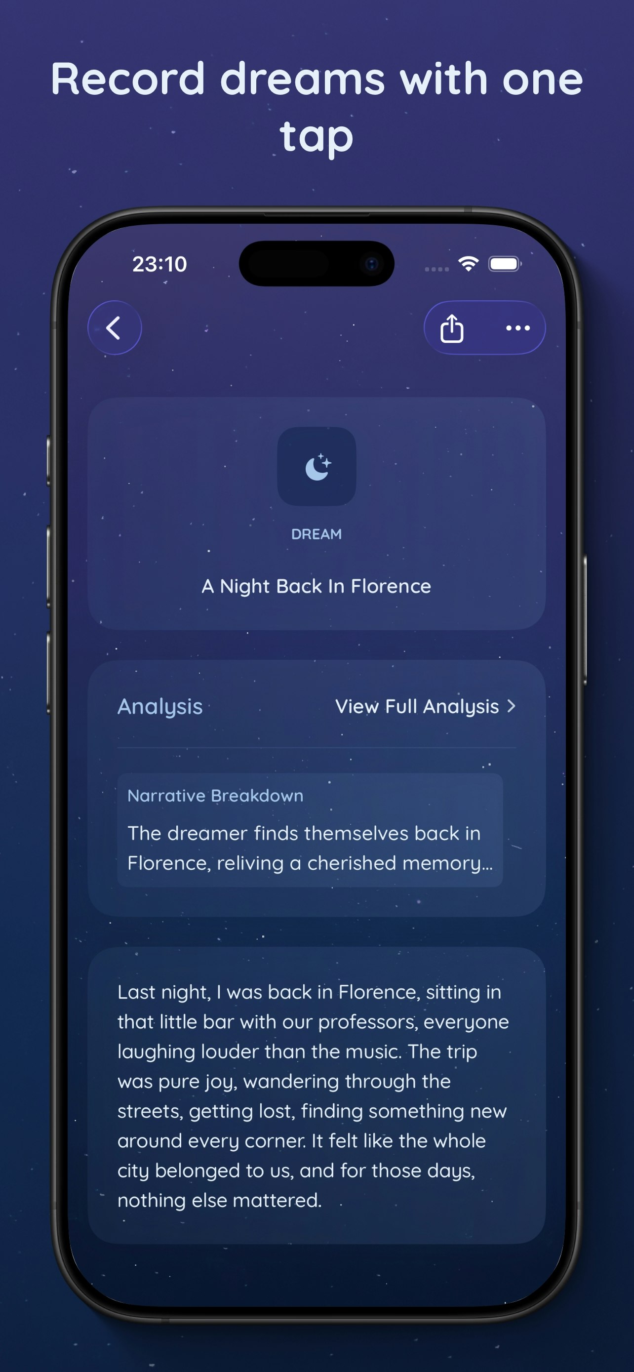 Onyra: Lucid Dreaming App - Screenshot 2 showing product features and functionality