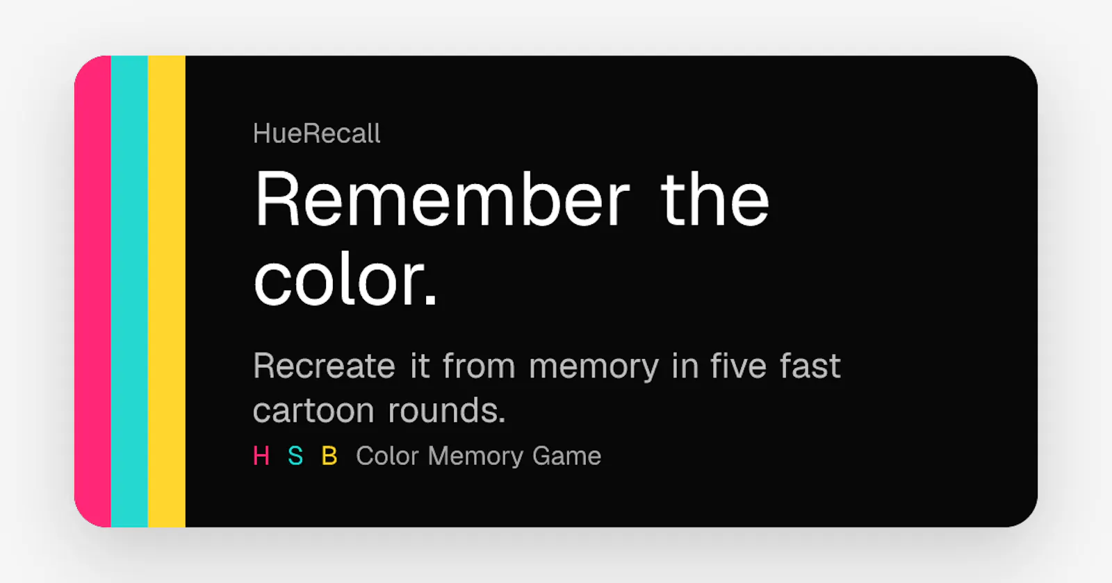 HueRecall screenshot 1