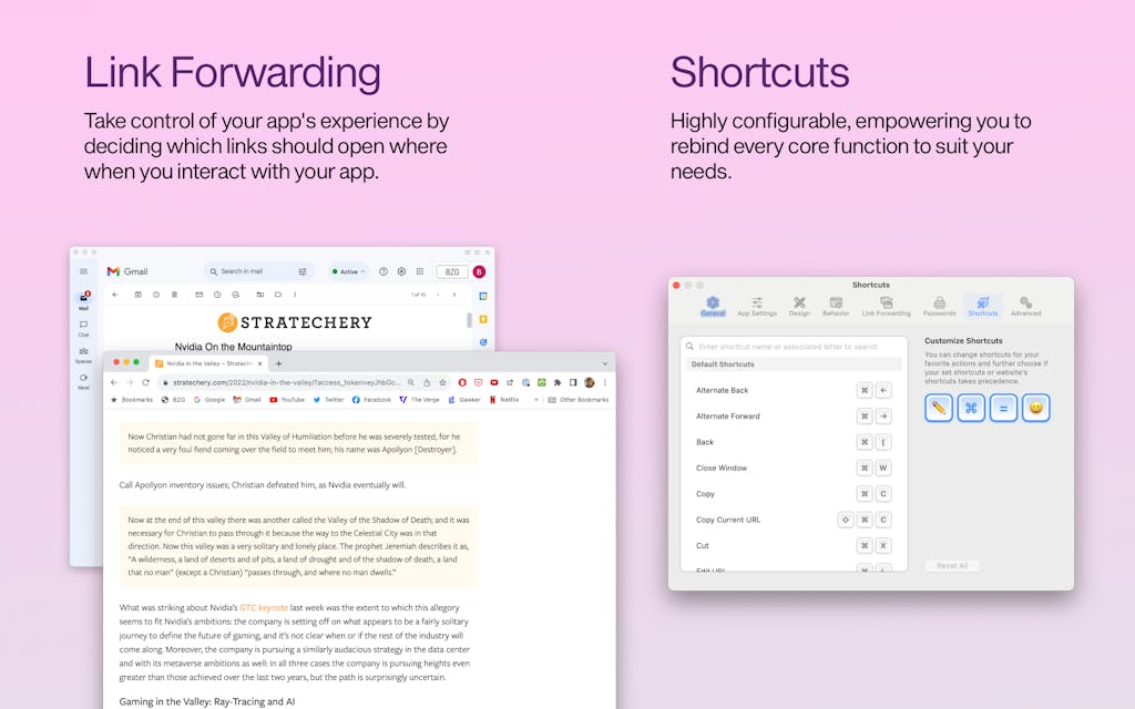 isolated mac app
