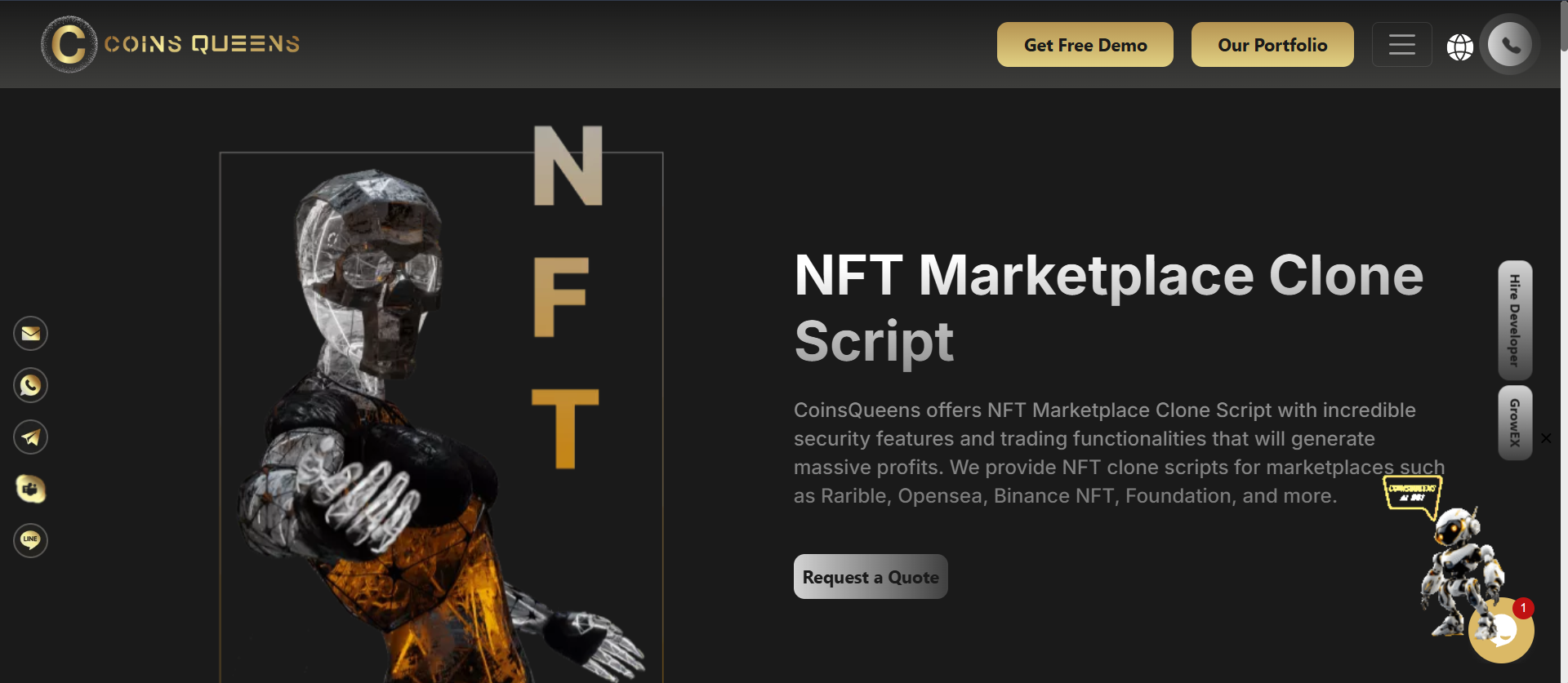 NFT Marketplace Clone Script gallery image