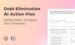 Debt Elimination Action Plan image