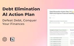 Debt Elimination Action Plan media 1