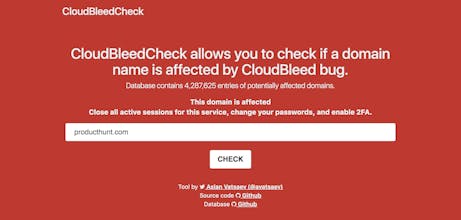 CloudBleedCheck gallery image
