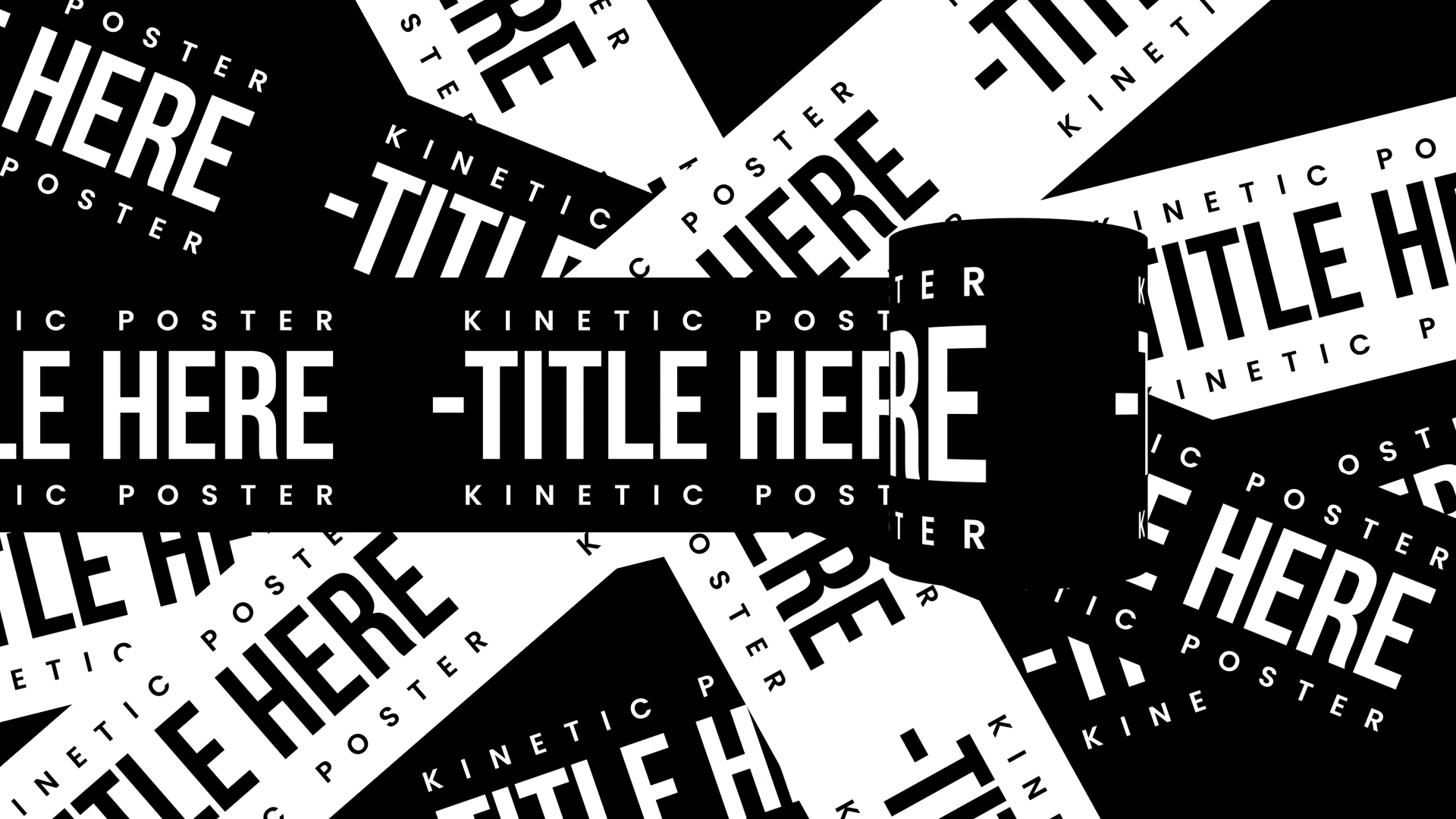 Rolling Typography Motion Graphics gallery image