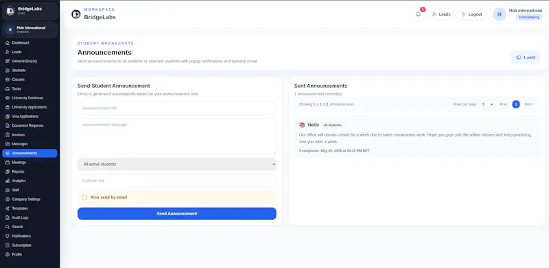 Bridgeelabs screenshot 2