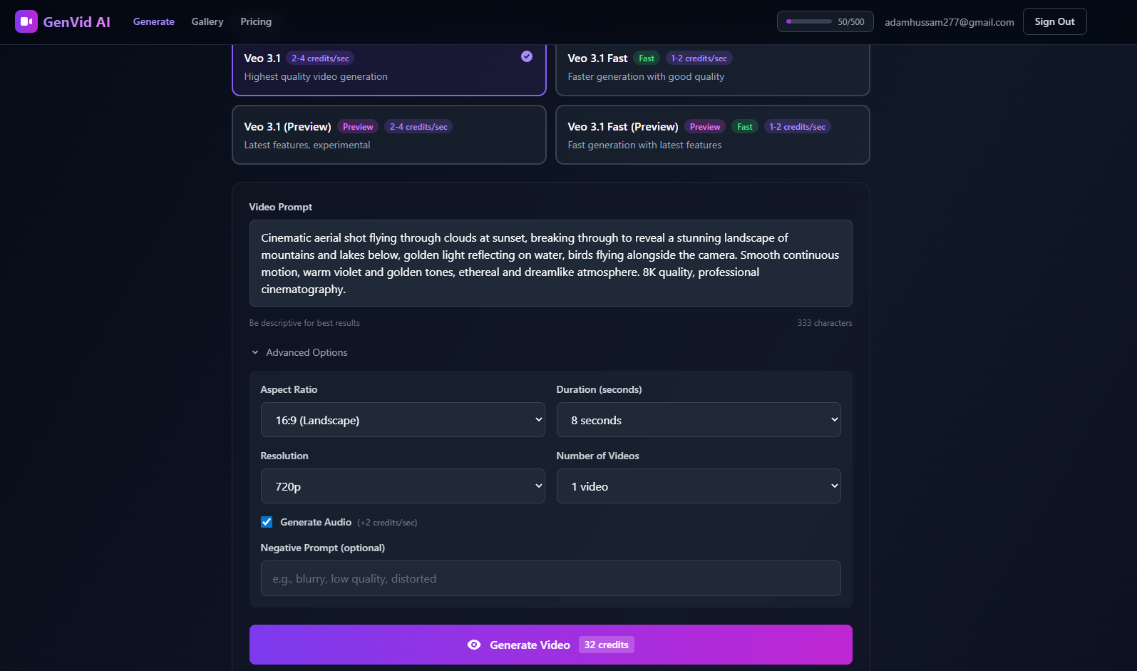 GenVid AI - AI Video Generator gallery image