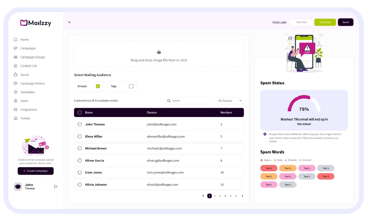 Mailzzy - Облегчение маркетинга по электронной почте медиа 1