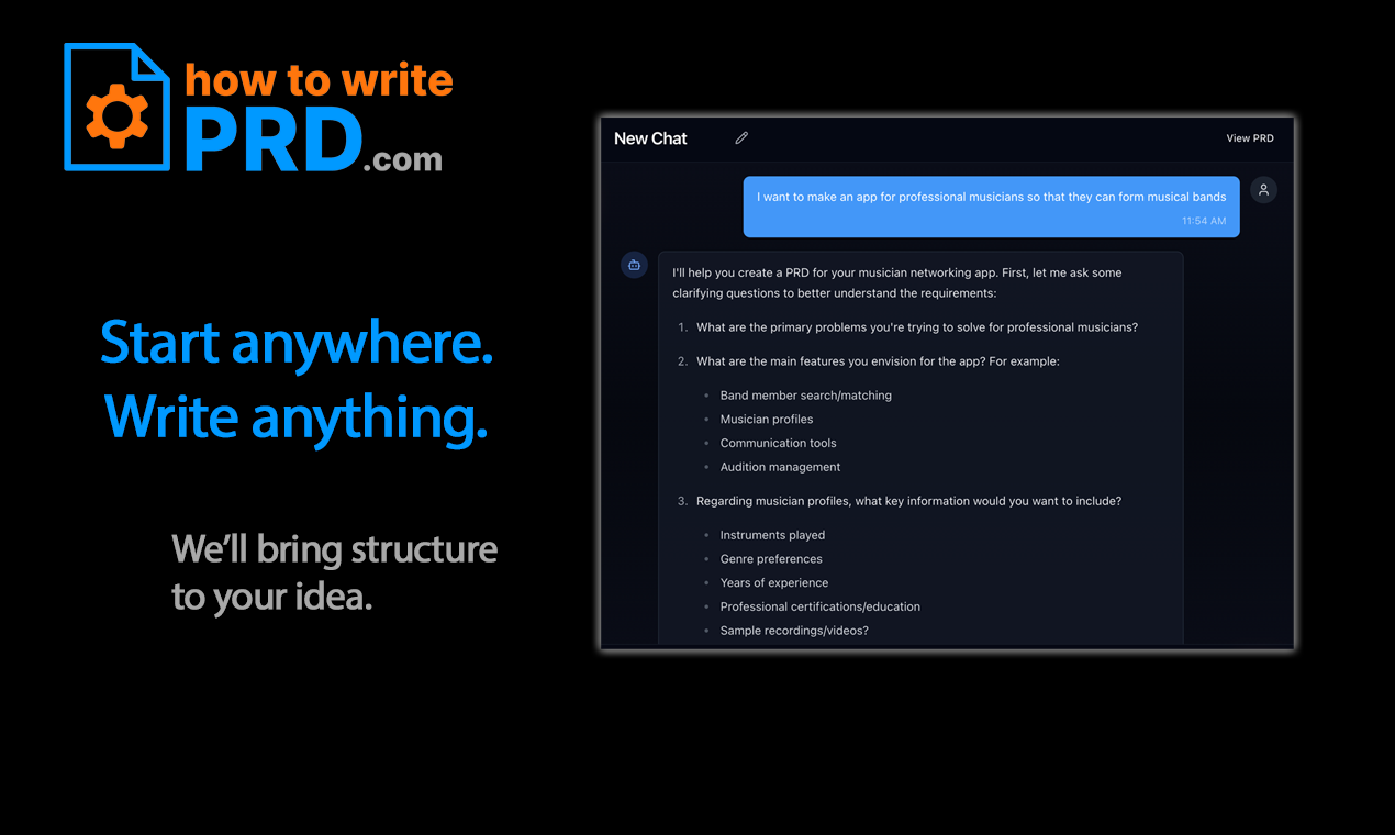 How to Write PRD gallery image
