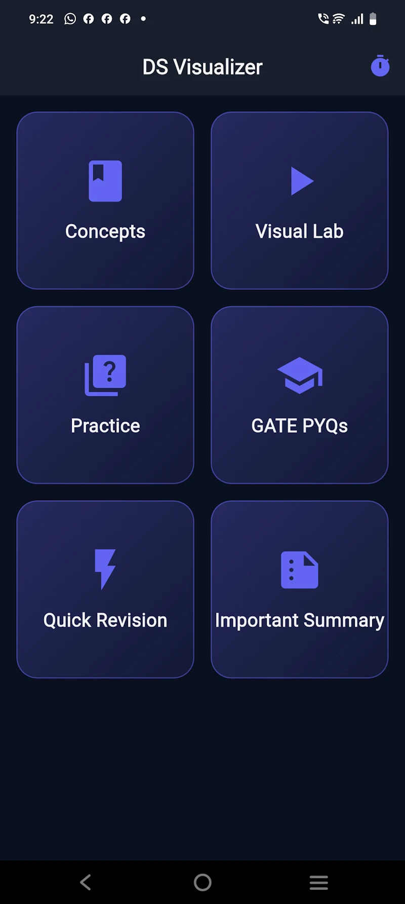 Data structure visualizer screenshot 1