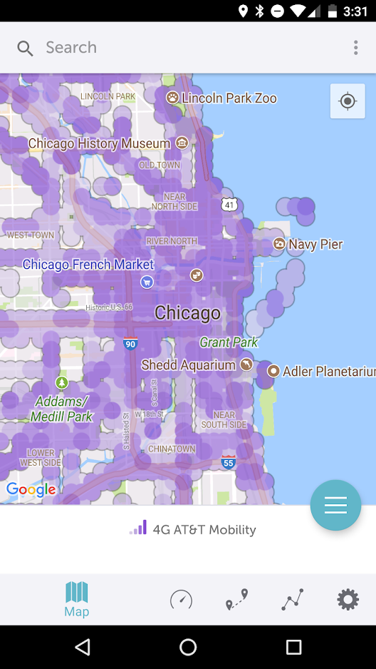 Speedtest & Map Trips from Sensorly gallery image