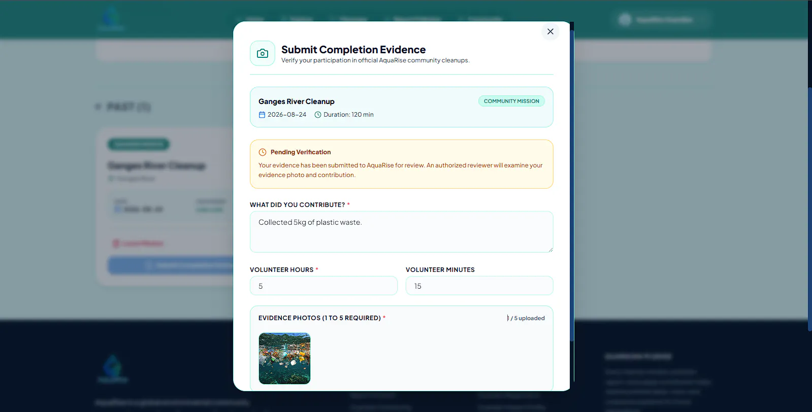 AquaRise App gallery image