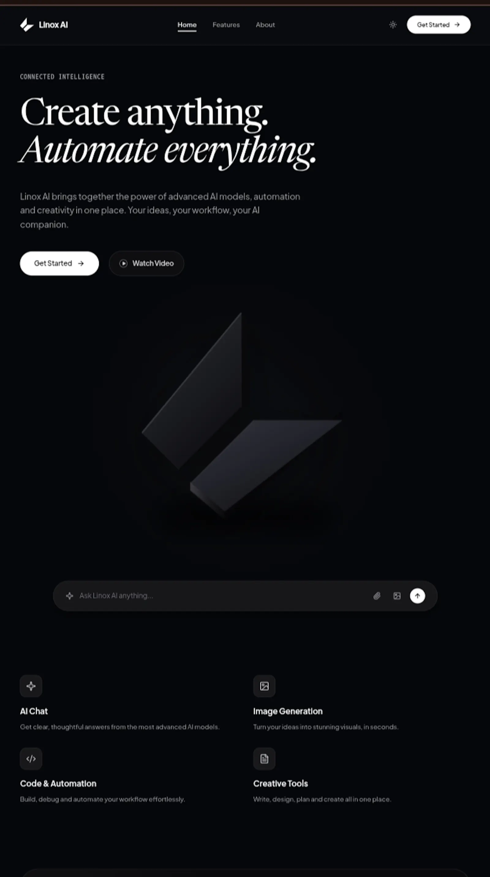 Linox AI: Your All-in-One AI Workspace screenshot 1