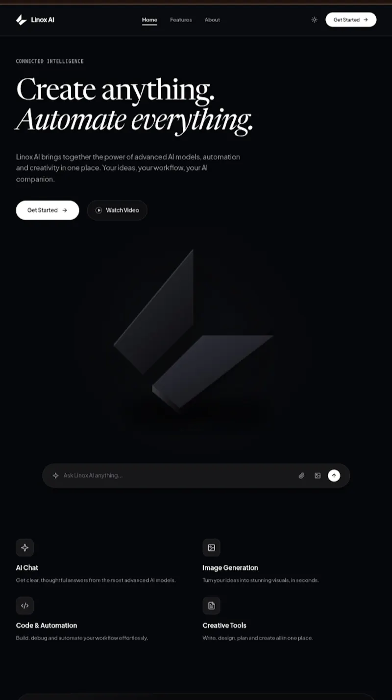 Linox AI: Your All-in-One AI Workspace screenshot 1