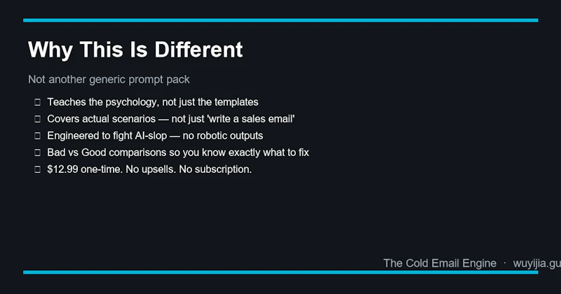 The Cold Email Engine screenshot 1
