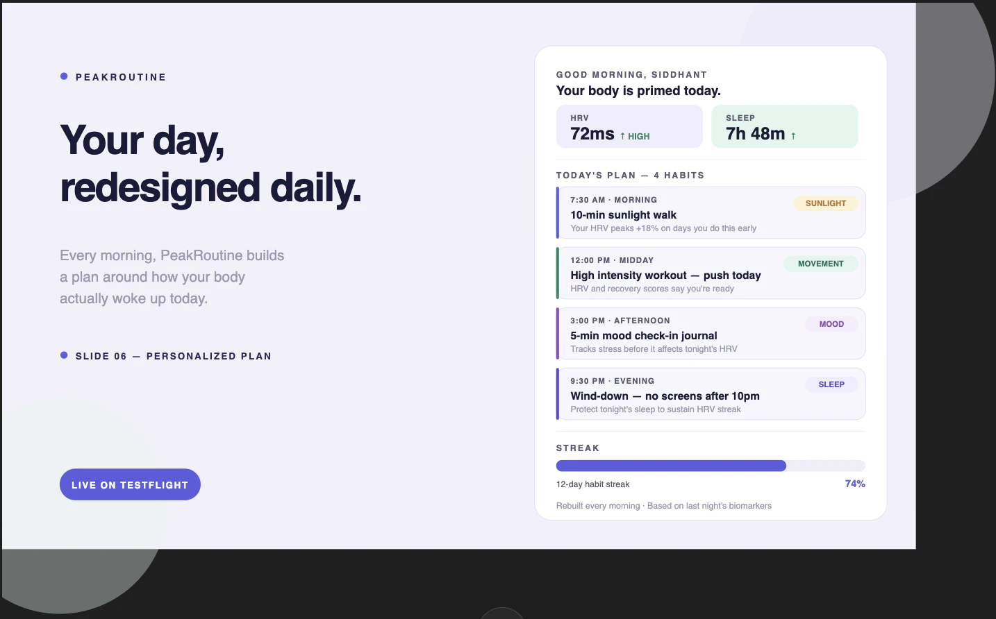 PeakRoutine screenshot 6