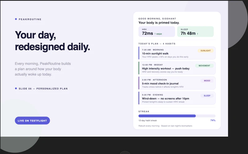 PeakRoutine screenshot 7
