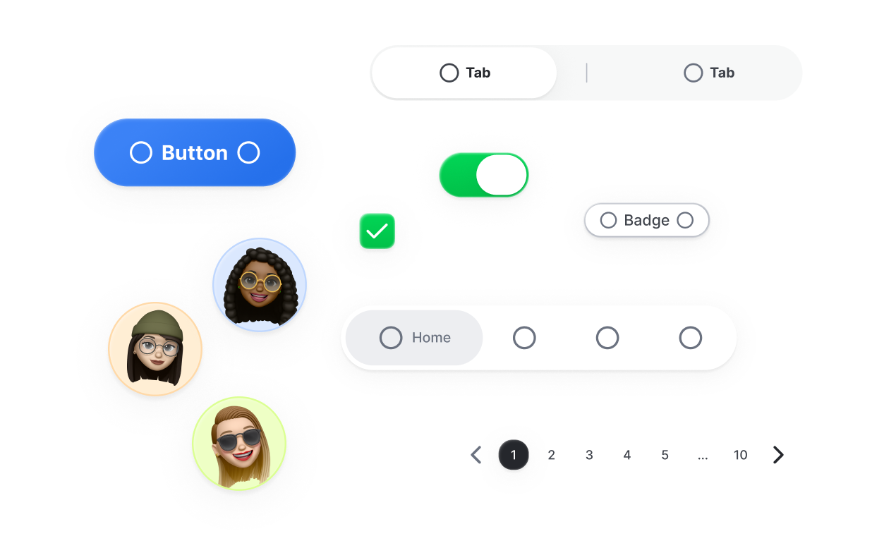 Eetlust UI - Figma UI -kit voor mobiele apps die snel, flexibel en echt zijn media 1