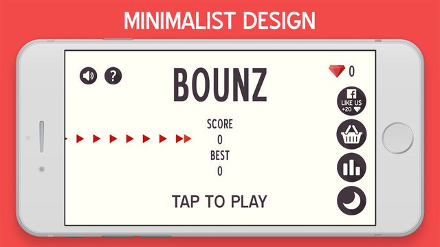 Bounz - Endless Arcade Game (iOS & Android) gallery image