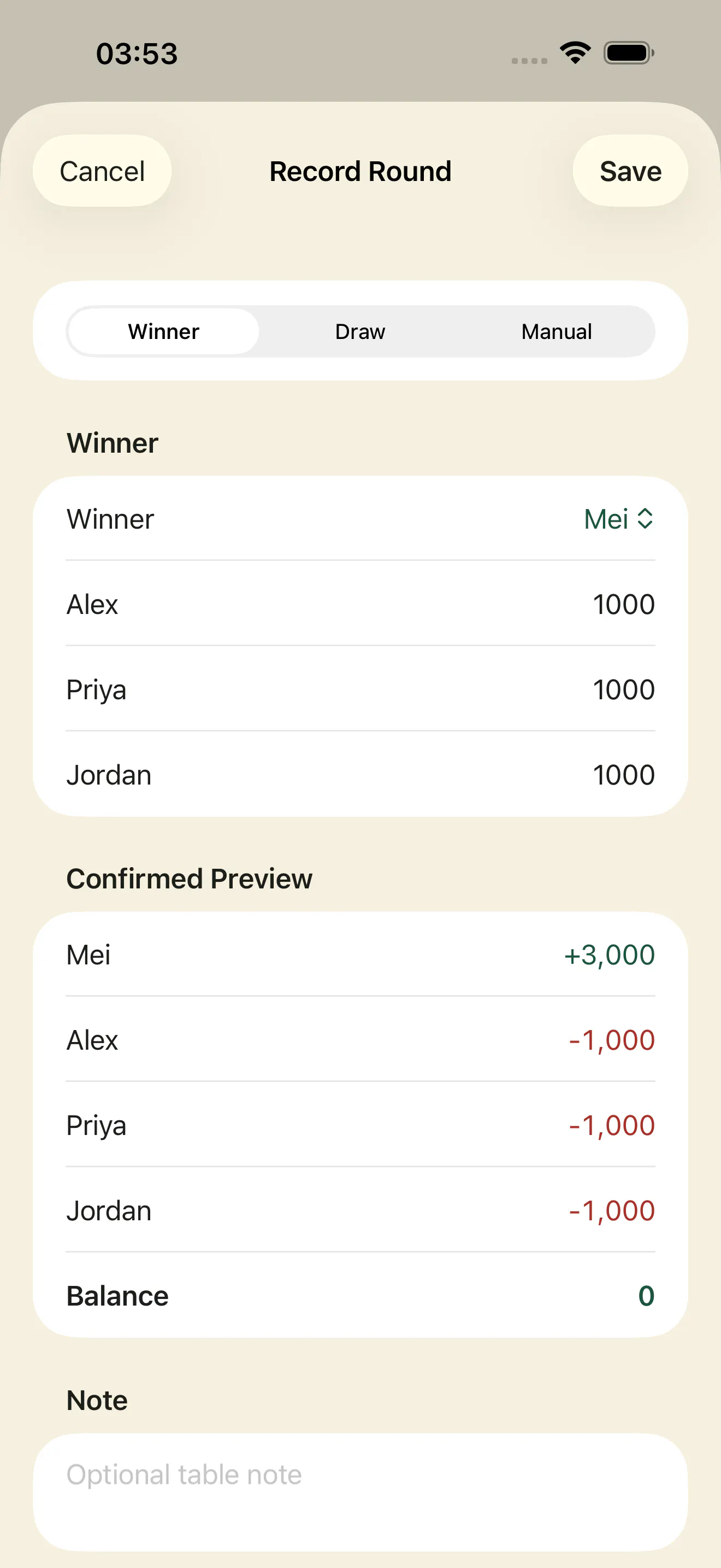 TileLedger Mahjong Score gallery image