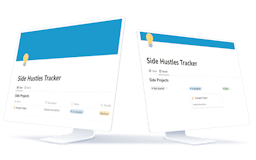 Side Hustles Tracker Notion Template media 2