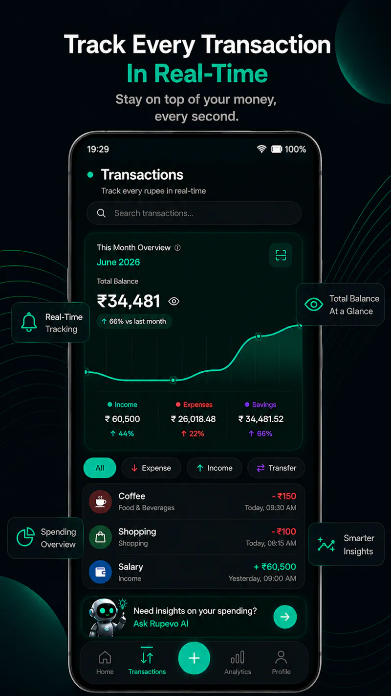Rupevo - AI Expense Tracker screenshot 6