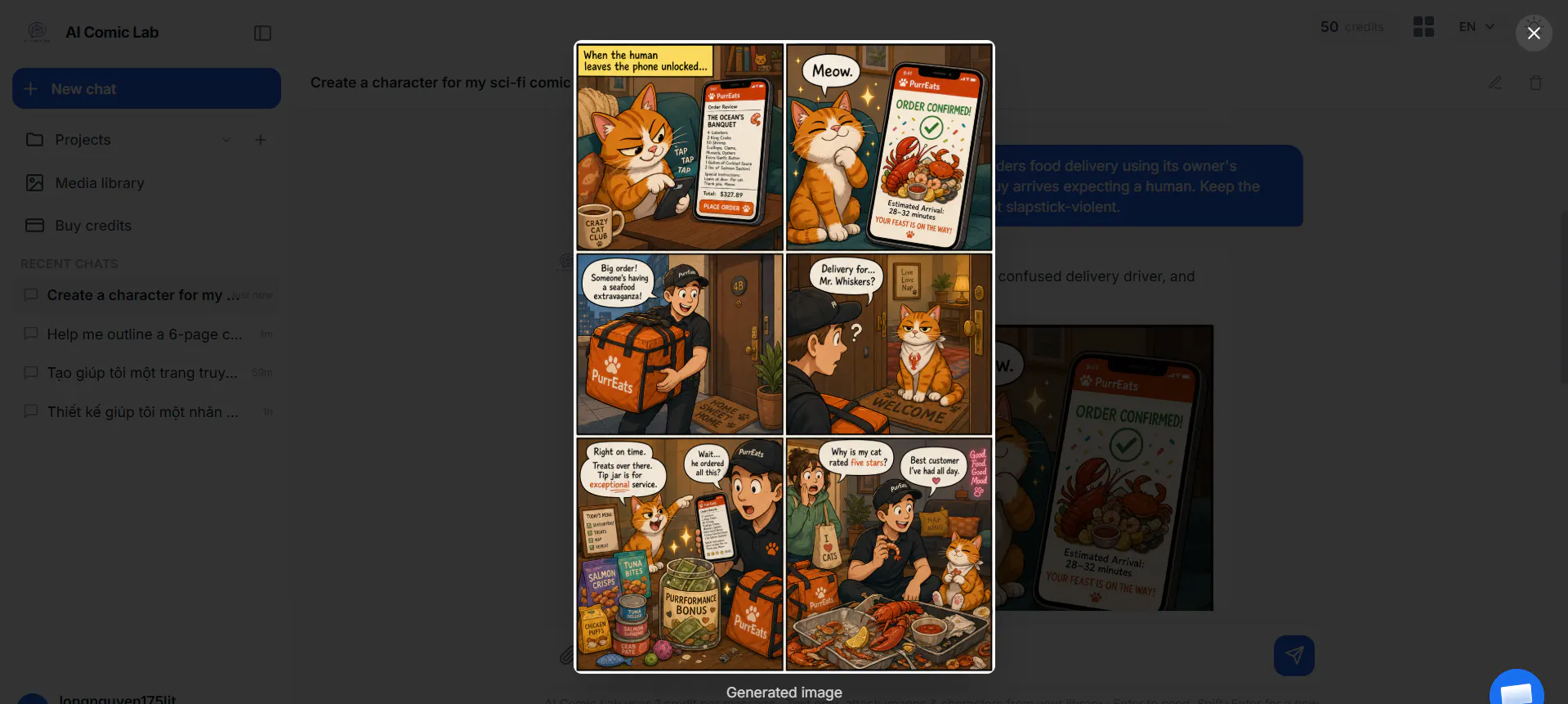 AI Comic Lab gallery image