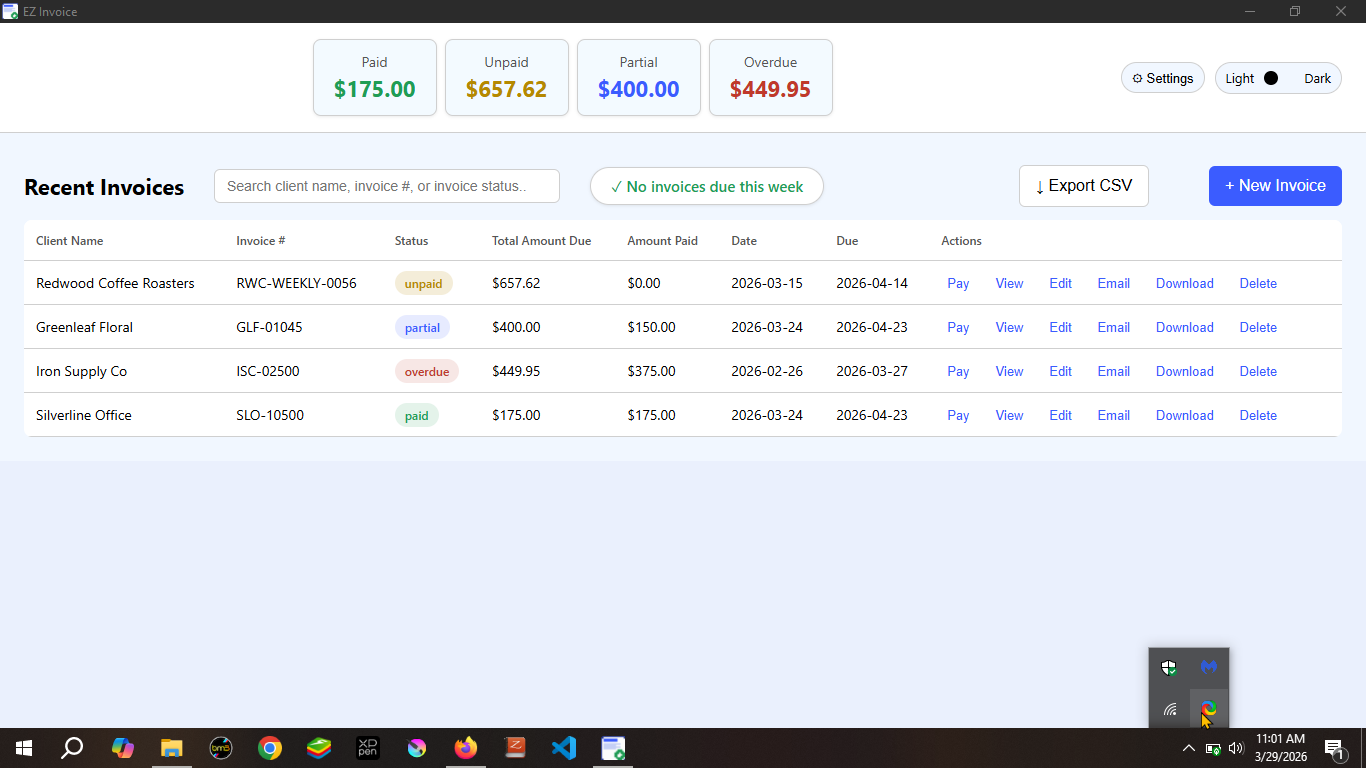 EZ Invoice gallery image
