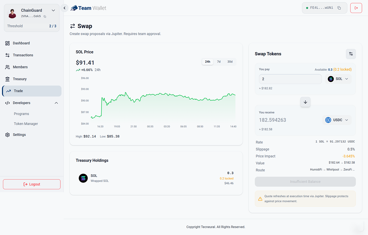 TeamWallet -A Multi-User Crypto Wallet gallery image