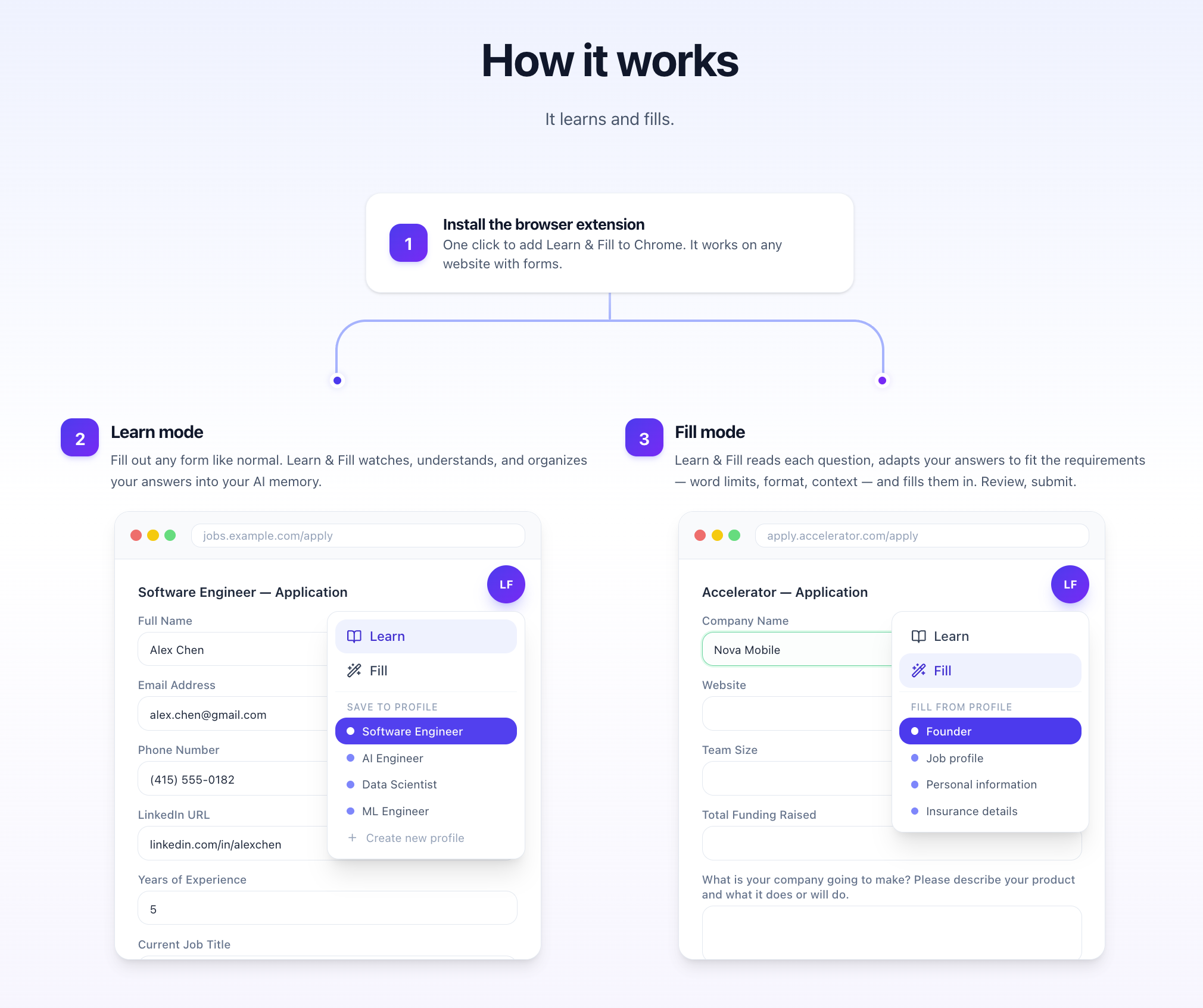 Learn & Fill gallery image