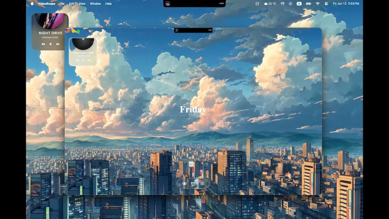 VideoScape: Live Desktop screenshot 1 (video preview)