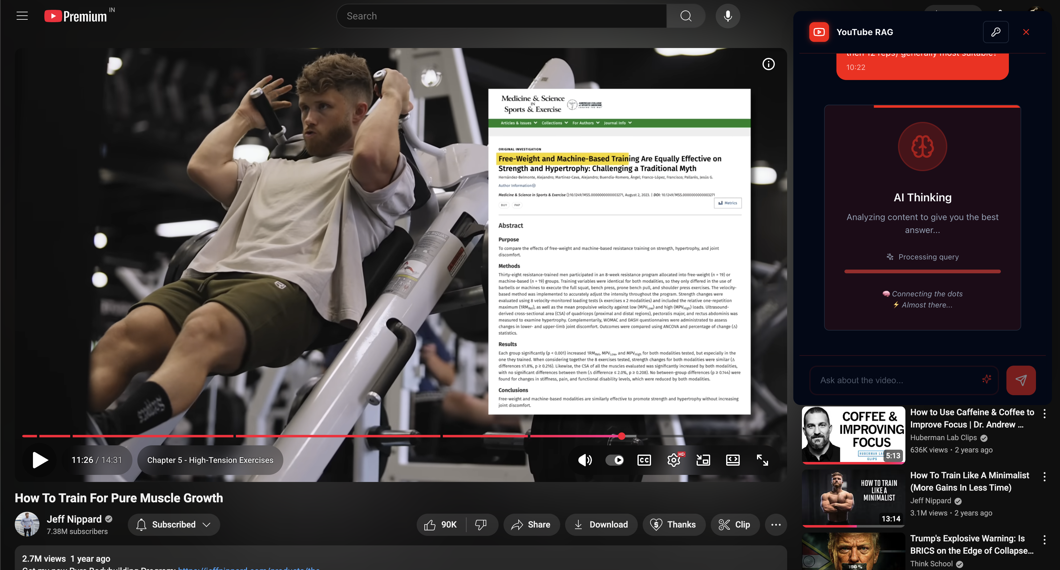 Youtube AI Assistant gallery image