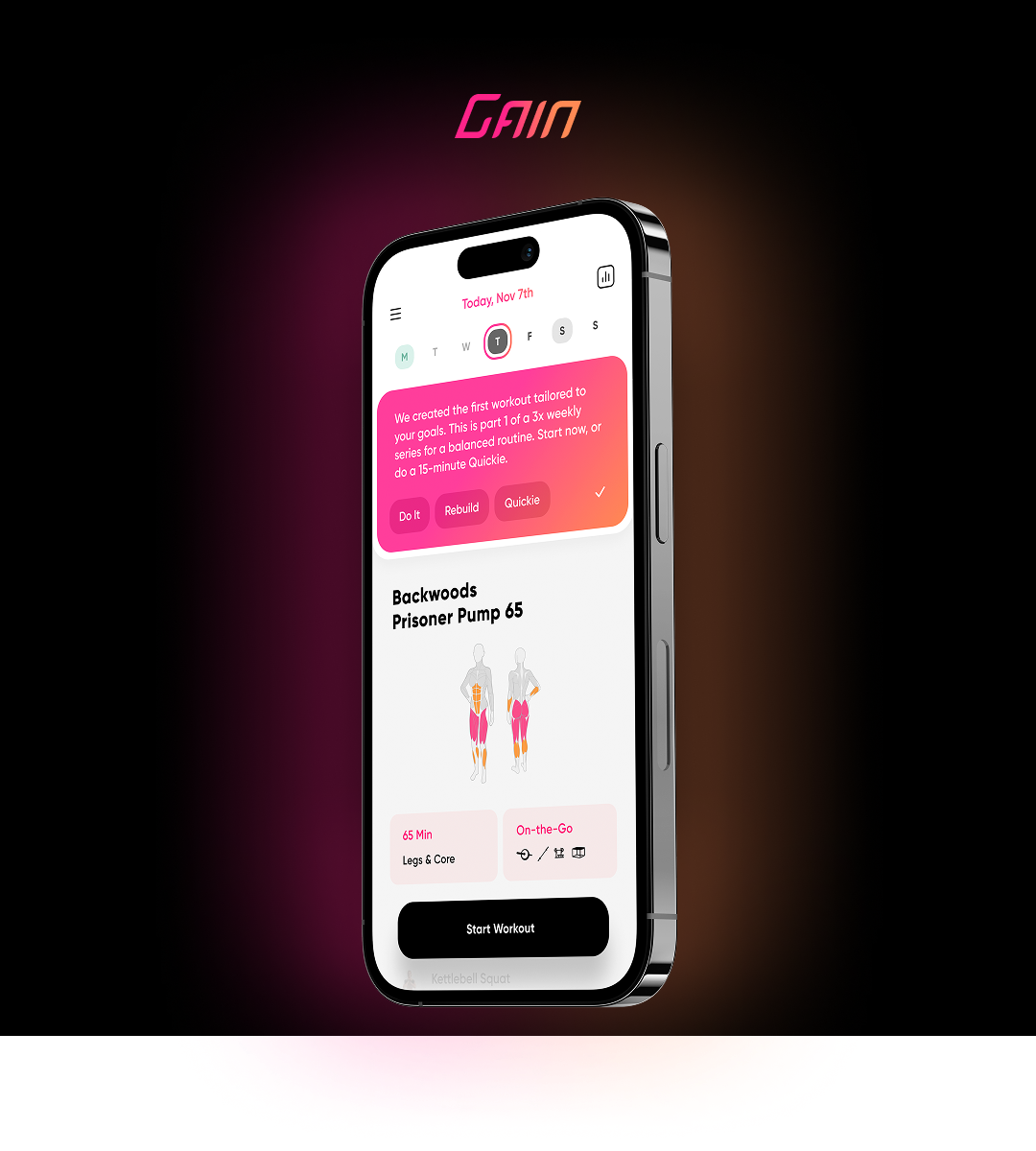 GAIN: AI Fitness Done Right