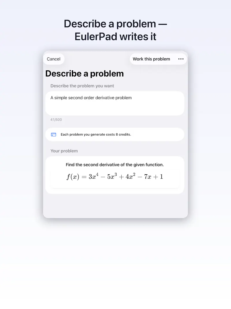 EulerPad screenshot 1