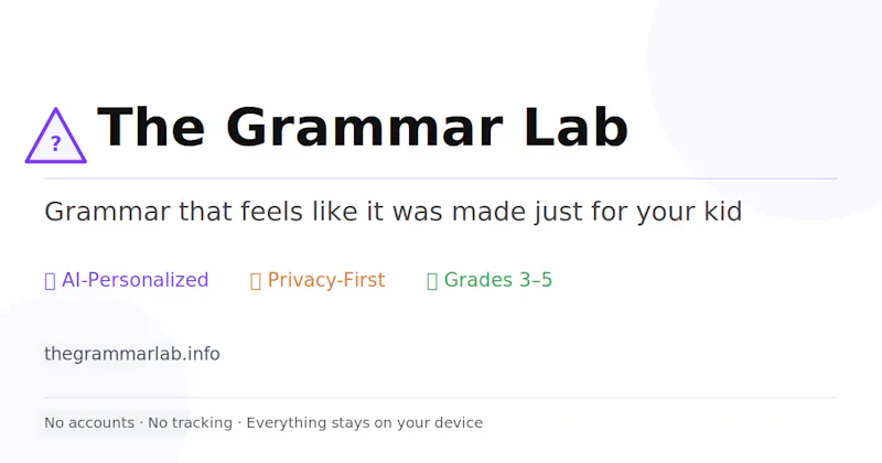The Grammar Lab screenshot 1