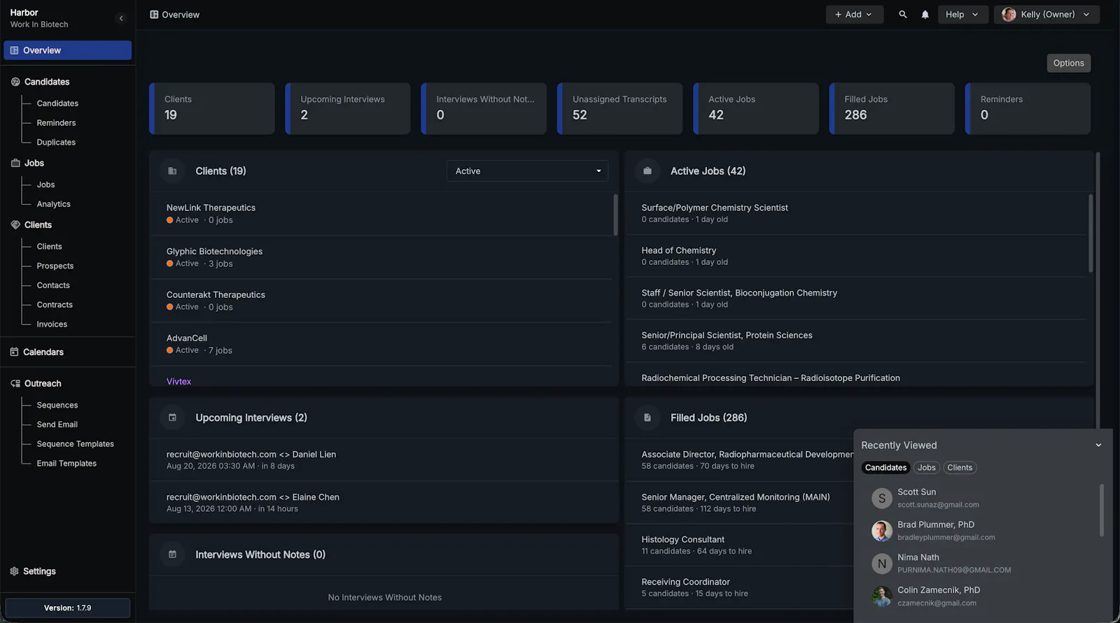 Harbor ATS/CRM screenshot 4