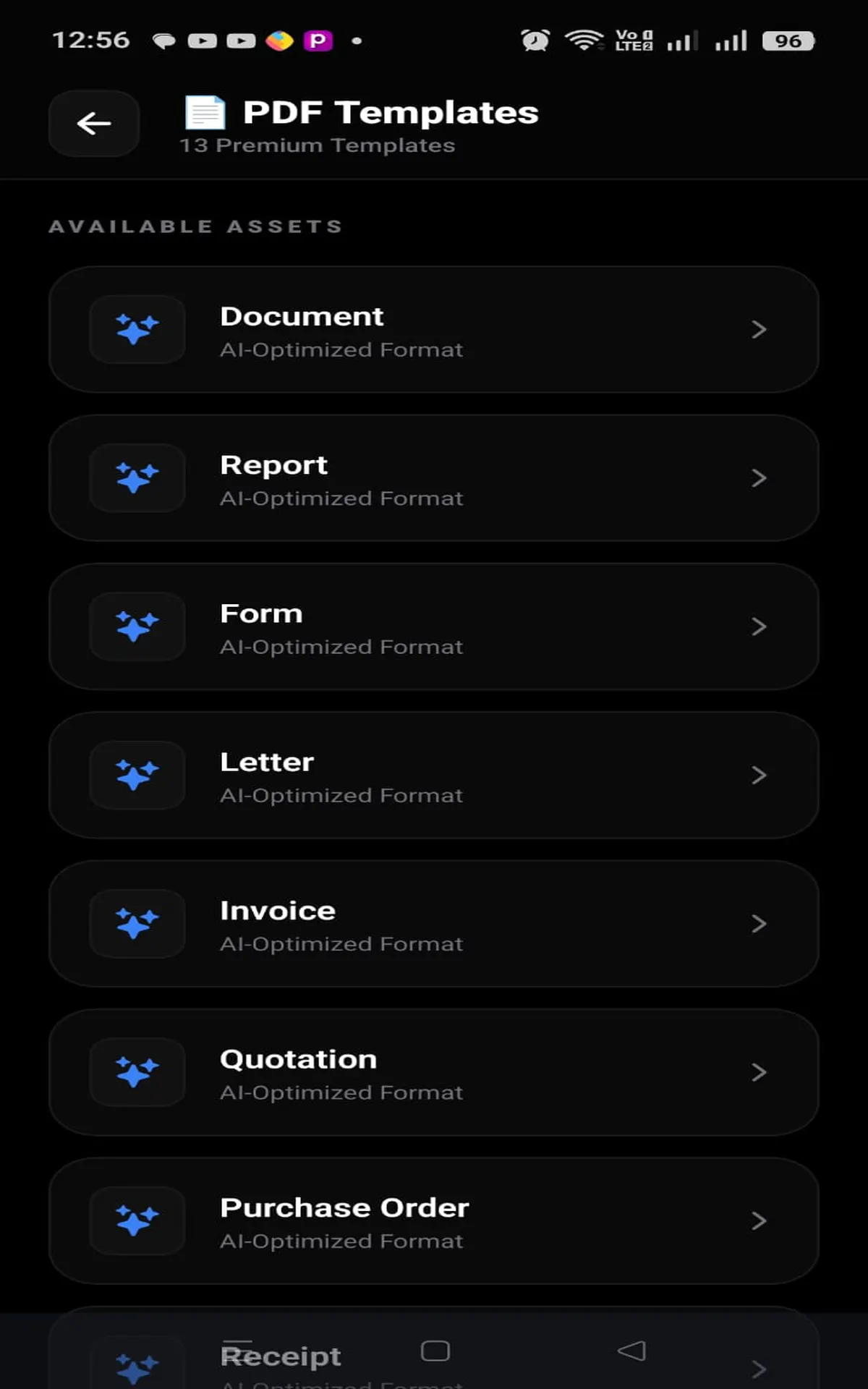 VChat Templates screenshot