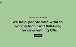 CV-writing for the tech industry media 1