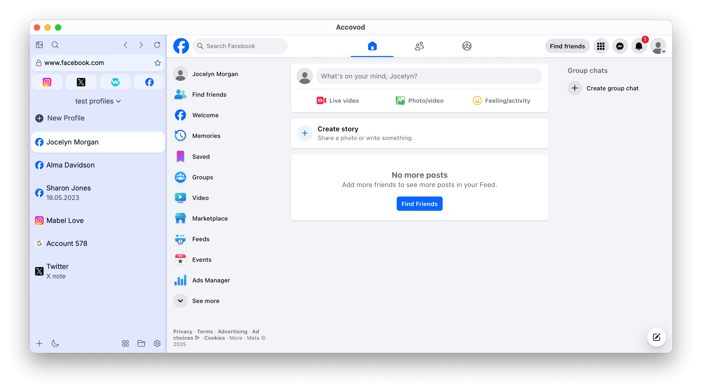 Accovod - Main product screenshot demonstrating key features and user interface