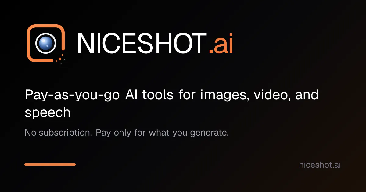NICESHOT.ai gallery image
