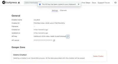 Botpress Cloud gallery image