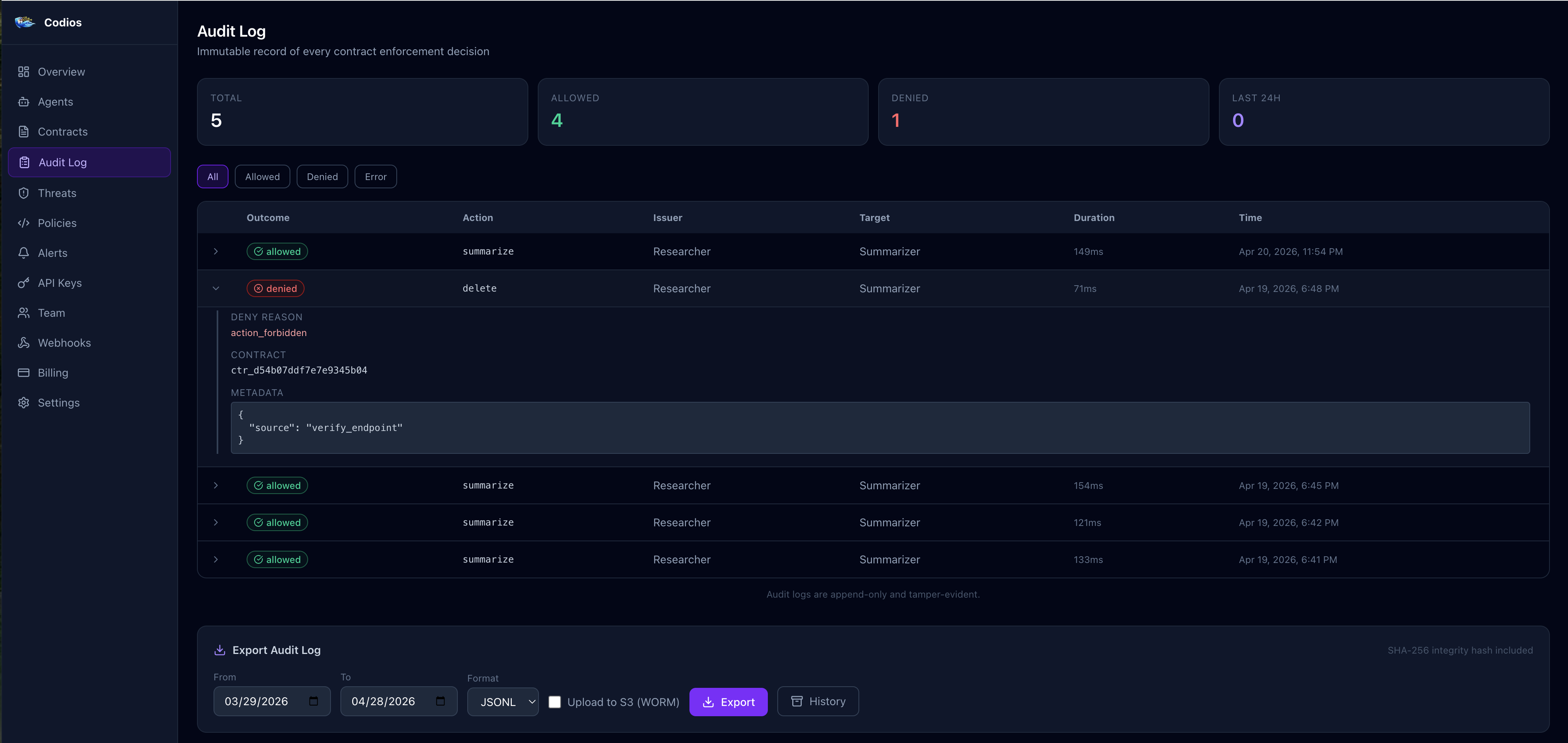 Codios - AI Agent Caging Infrastructure gallery image
