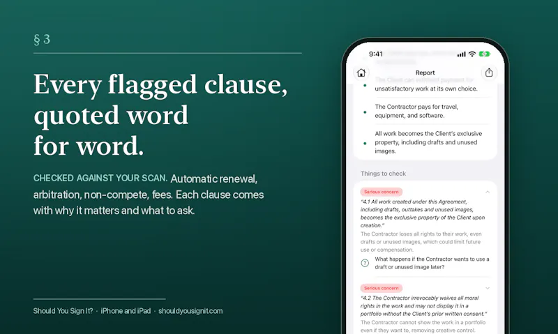 Should You Sign It? screenshot 5