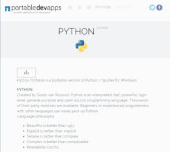 Portable Dev Apps gallery image