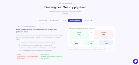 AI-powered forecasting & supply planning gallery image