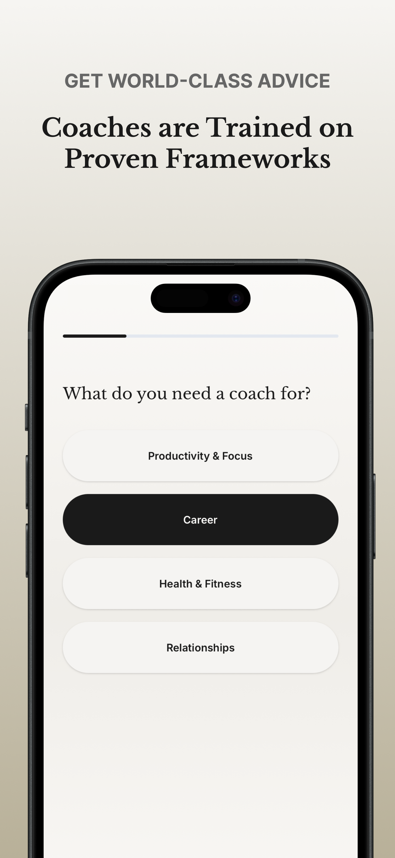 Better Coach: AI Life Coach - Screenshot 3 showing product features and functionality
