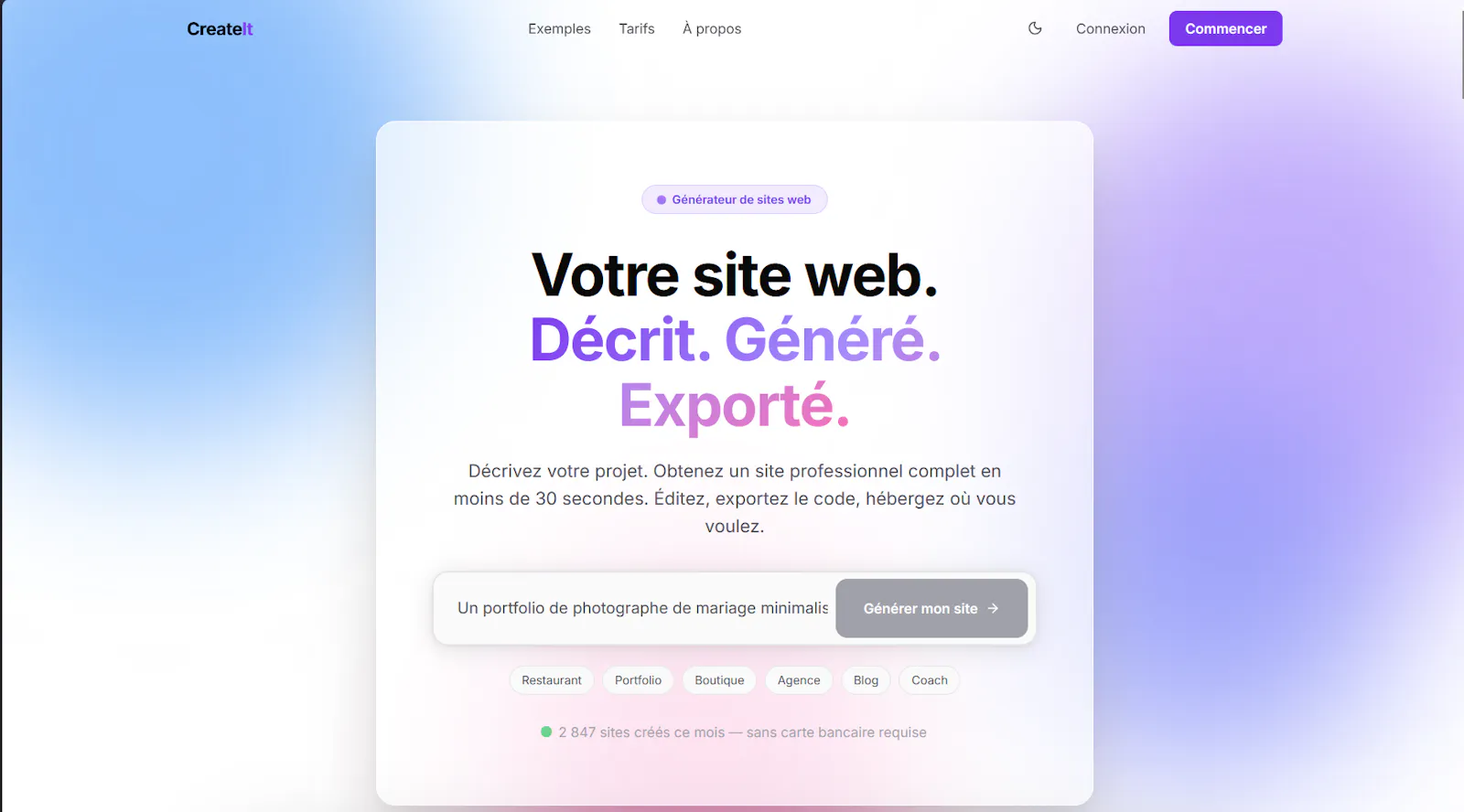 CreateIt  screenshot 2