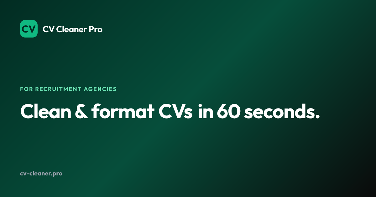 CV Cleaner Pro gallery image
