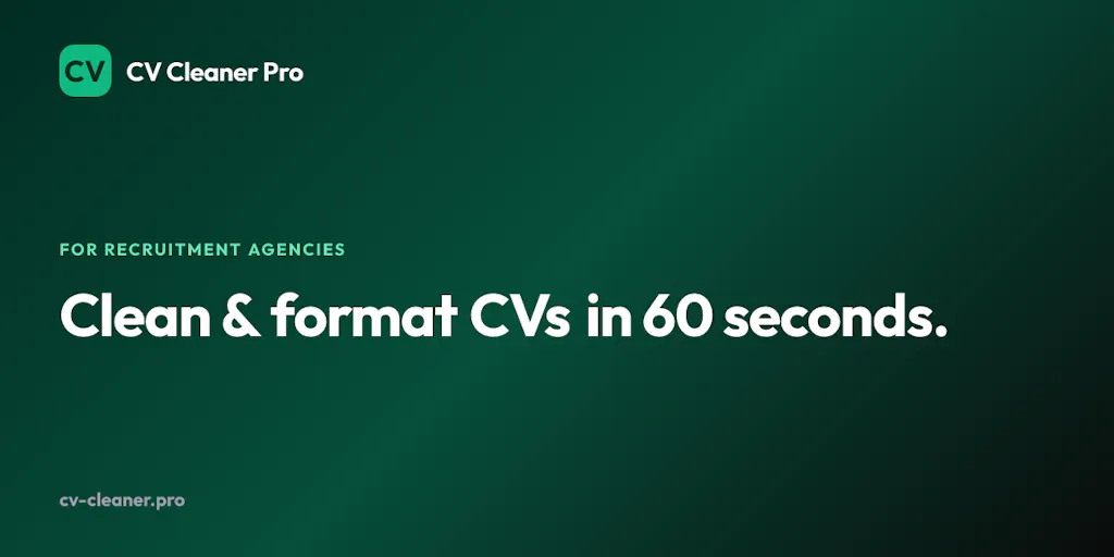 CV Cleaner Pro