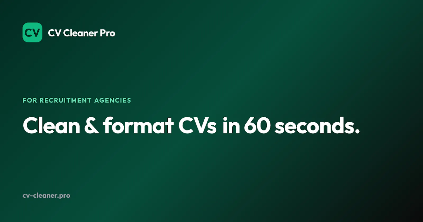 CV Cleaner Pro screenshot 1