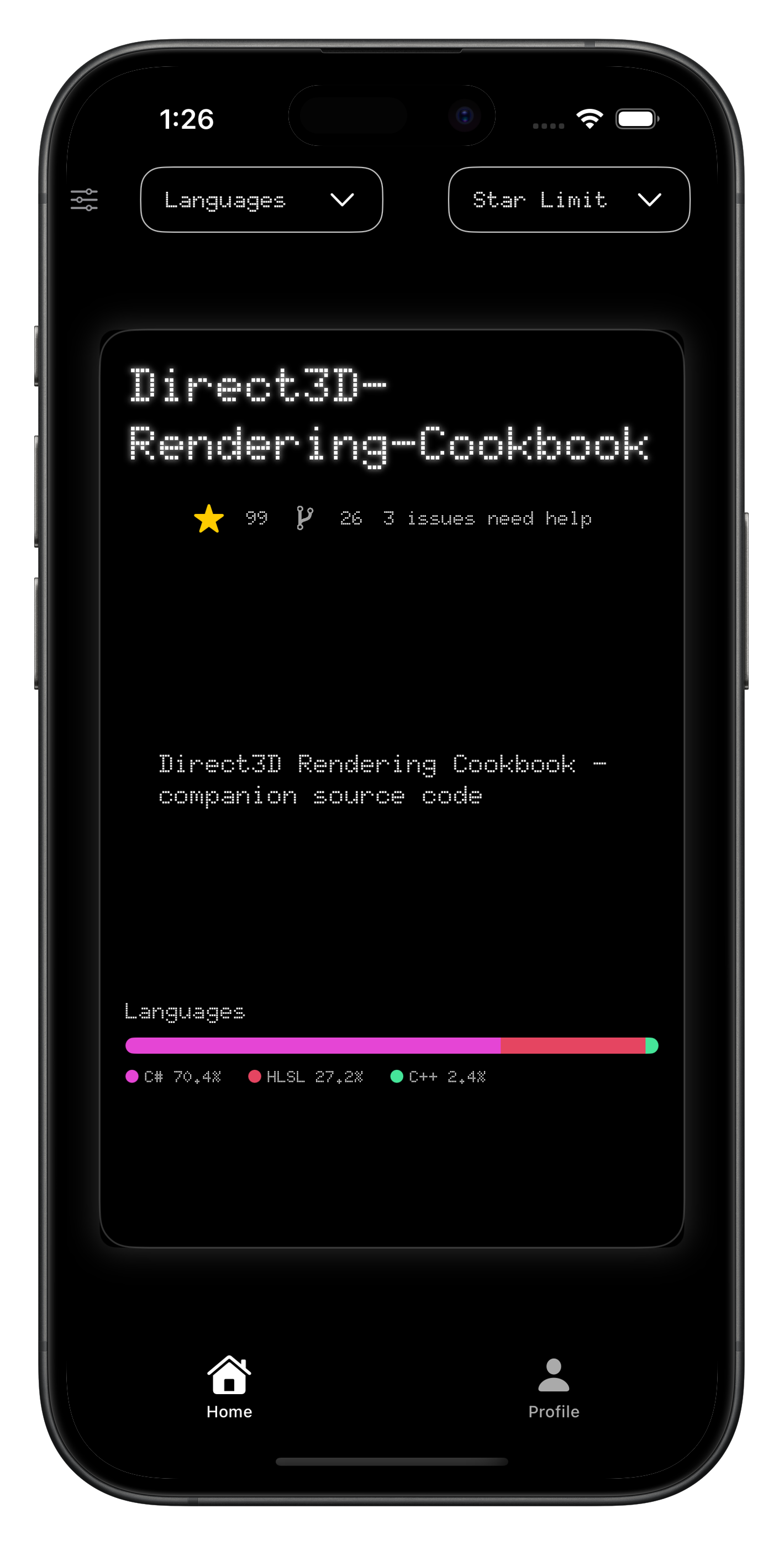 _gitinder - Main product screenshot demonstrating key features and user interface